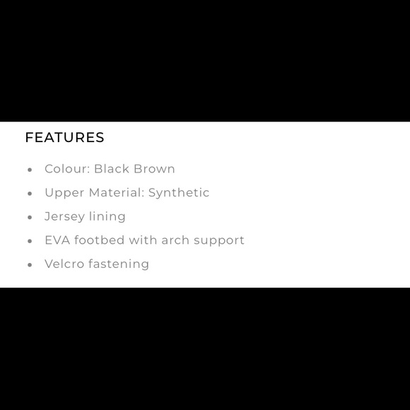 REEF Brown & Black Kid’s Velcro Sandals - Picture 8 of 8